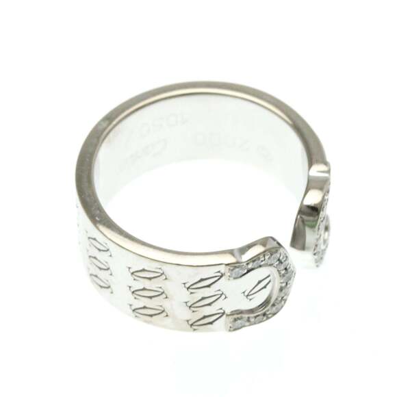 CARTIER 18k Silver Diamond Ring
